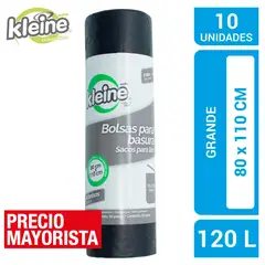 KLEINE WOLKE - Bolsas de Basura 80x110 cm 120 Litros 10 unidades