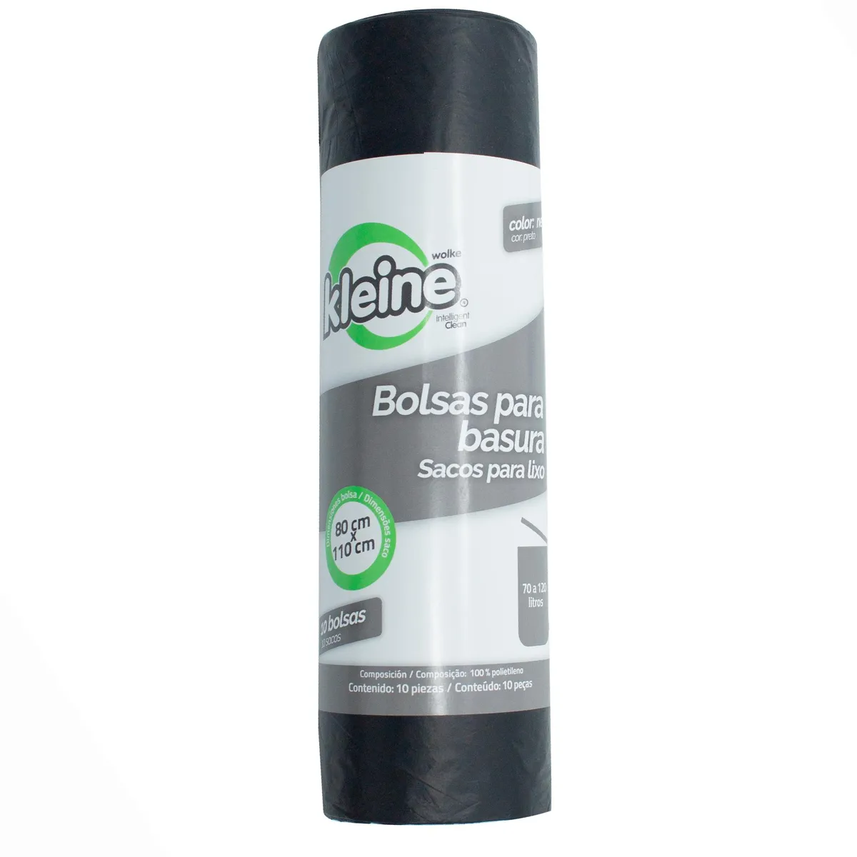 KLEINE WOLKE - Bolsas de Basura 80x110 cm 120 Litros 10 unidad(es)