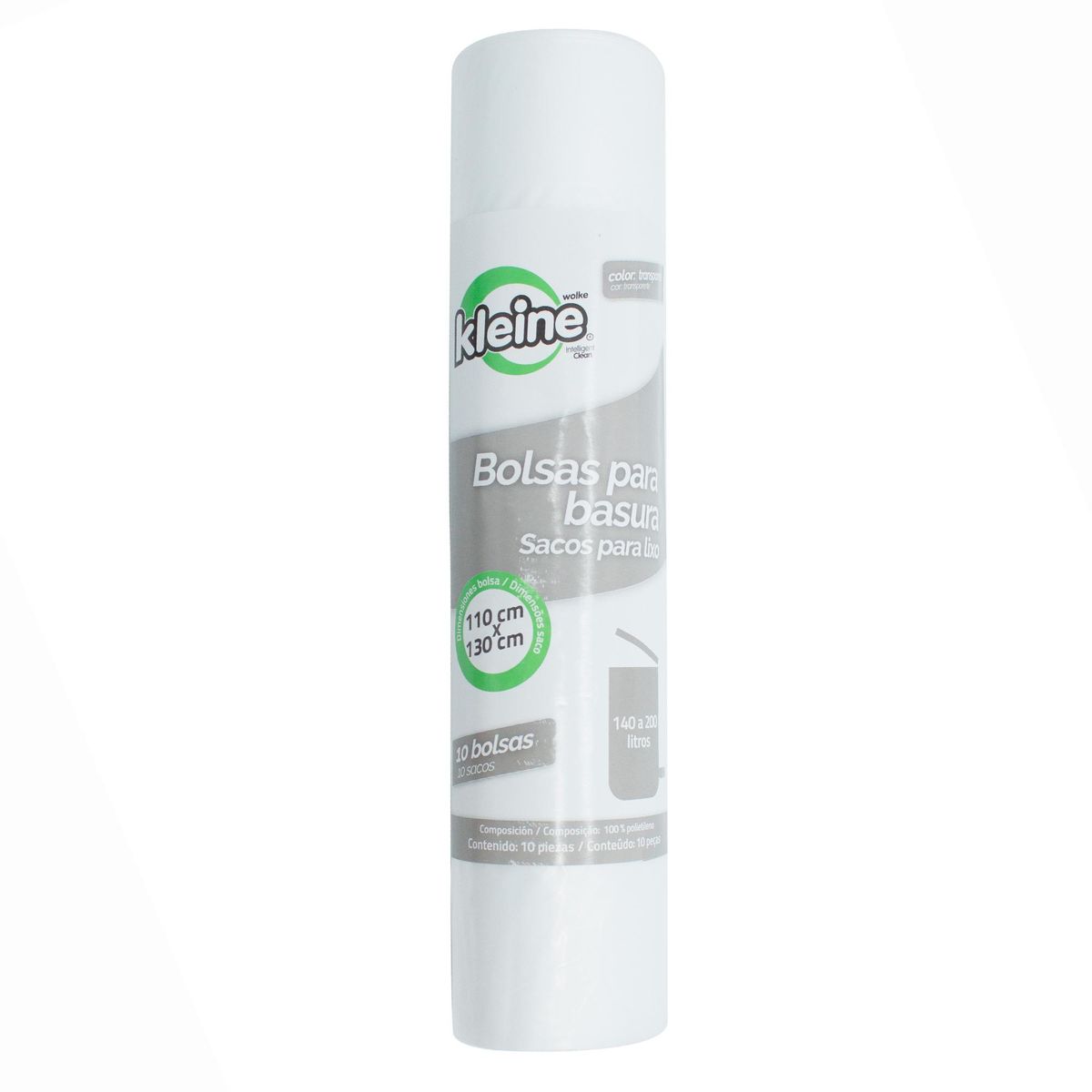 KLEINE WOLKE - Bolsas de Basura 110x130 cm 200 Litros 10 unidad(es)
