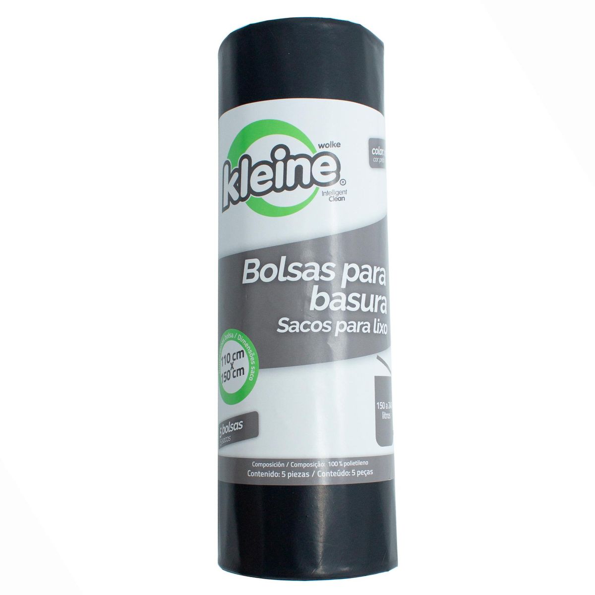 KLEINE WOLKE - Bolsas de Basura 110x150 cm 240 Litros 5 unidad(es)