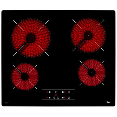 Encimera Vitrocermica 4 Platos Negro TB-6415