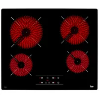 Encimera Vitrocerámica 4 Platos Negro TB-6415