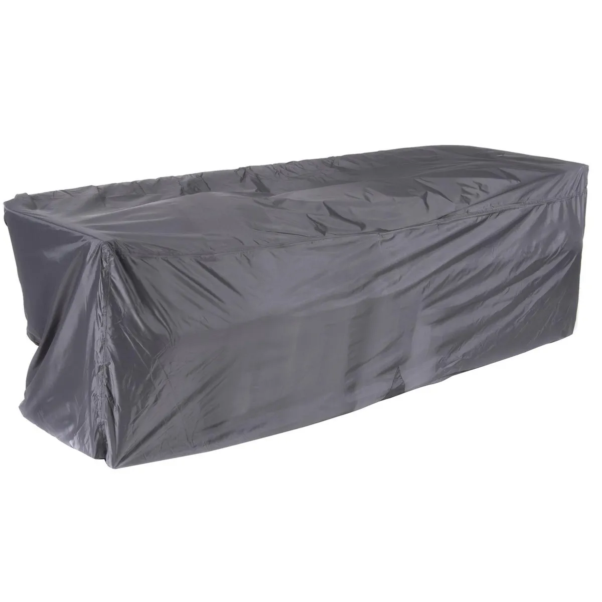 JUST HOME COLLECTION - Cobertor para Sillón Rectangular 233x93x87 cm Poliéster Gris