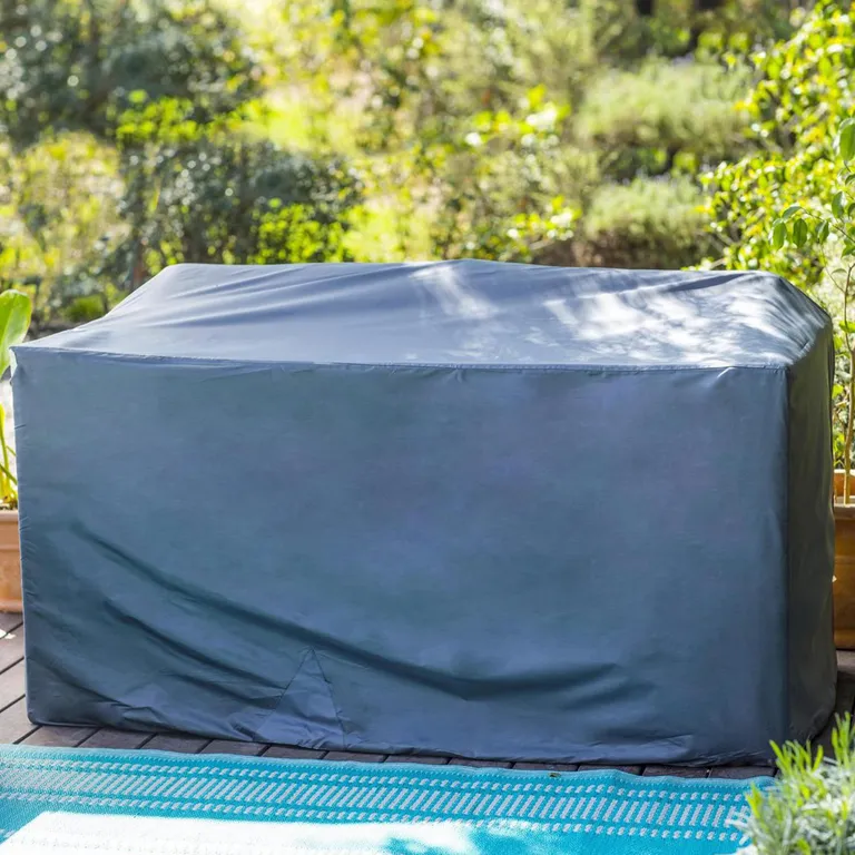 Cobertor para Sillón Rectangular 166x93x87 cm Poliéster Gris