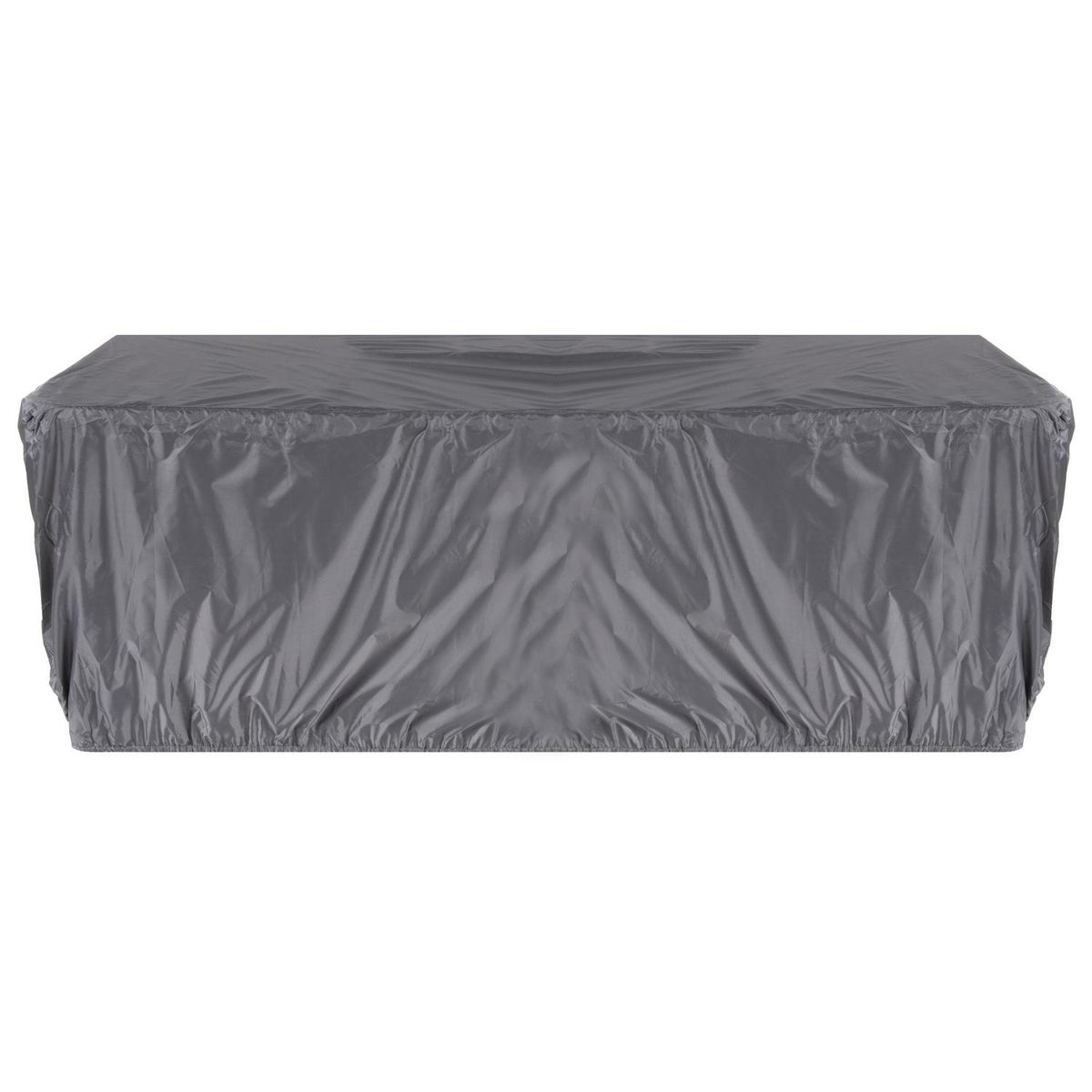 JUST HOME COLLECTION - Cobertor para Mesa XL Rectangular 230x110x75 cm Poliéster Gris