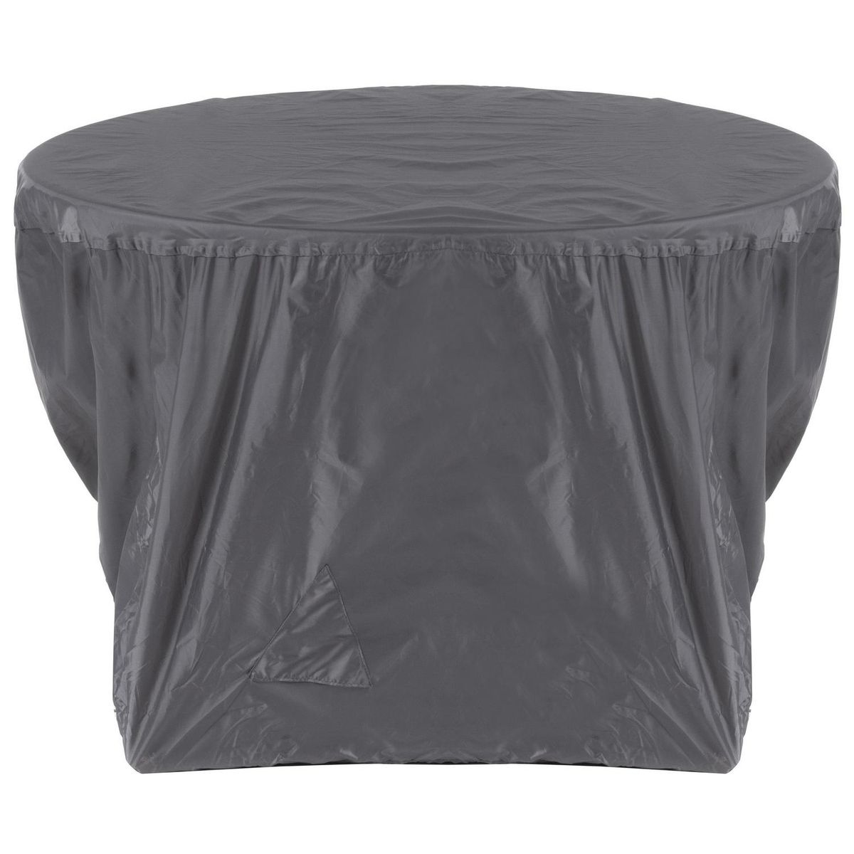 JUST HOME COLLECTION - Cobertor para Mesa Redonda 127x127x80 cm Poliéster Gris