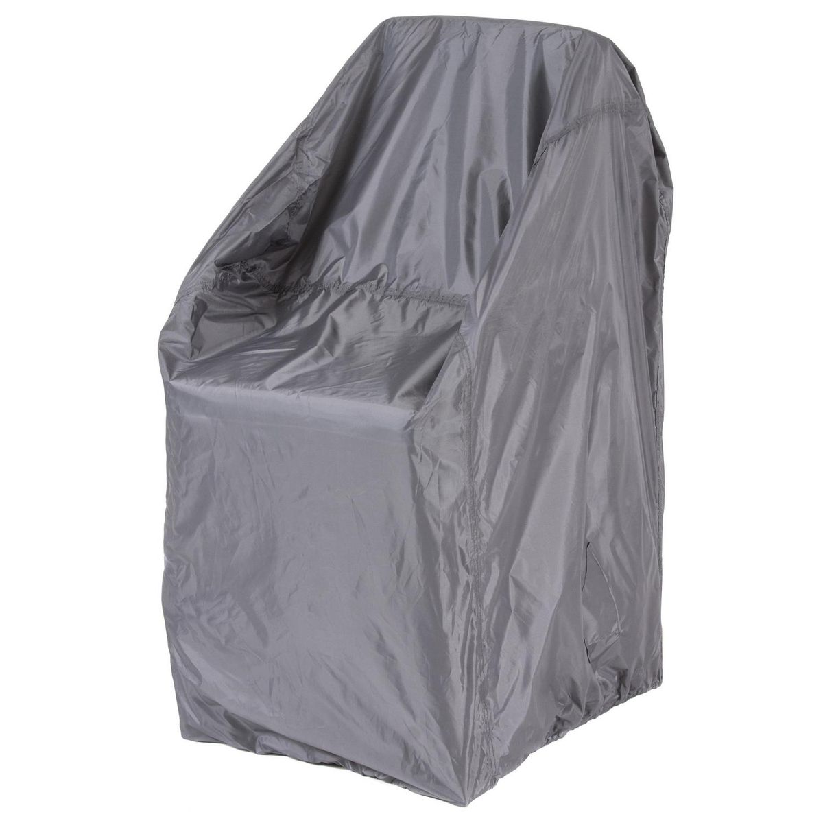 JUST HOME COLLECTION - Cobertor para Silla Individual Rectangular 115x93x87 cm Poliéster Gris