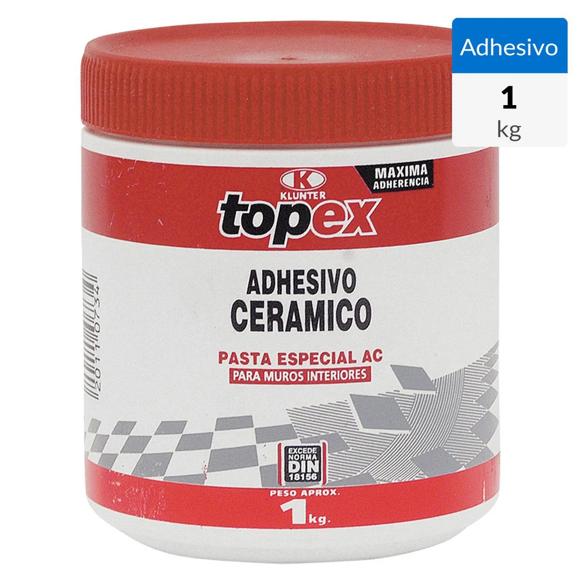 TOPEX - Adhesivo Cerámico Muro Superficie Flexible 1 kg