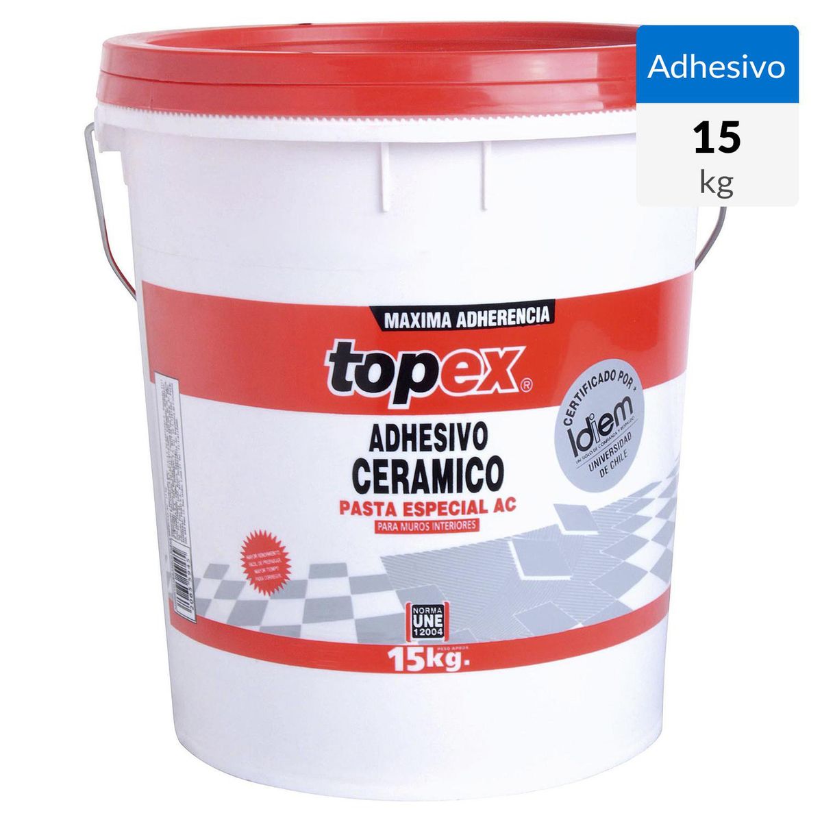 TOPEX - Adhesivo Cerámico Muro Superficie Flexible 15 kg