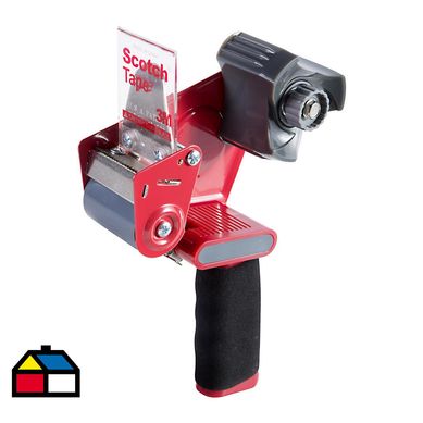 Dispensador para cinta adhesiva de embalaje 10,3x10,3 cm