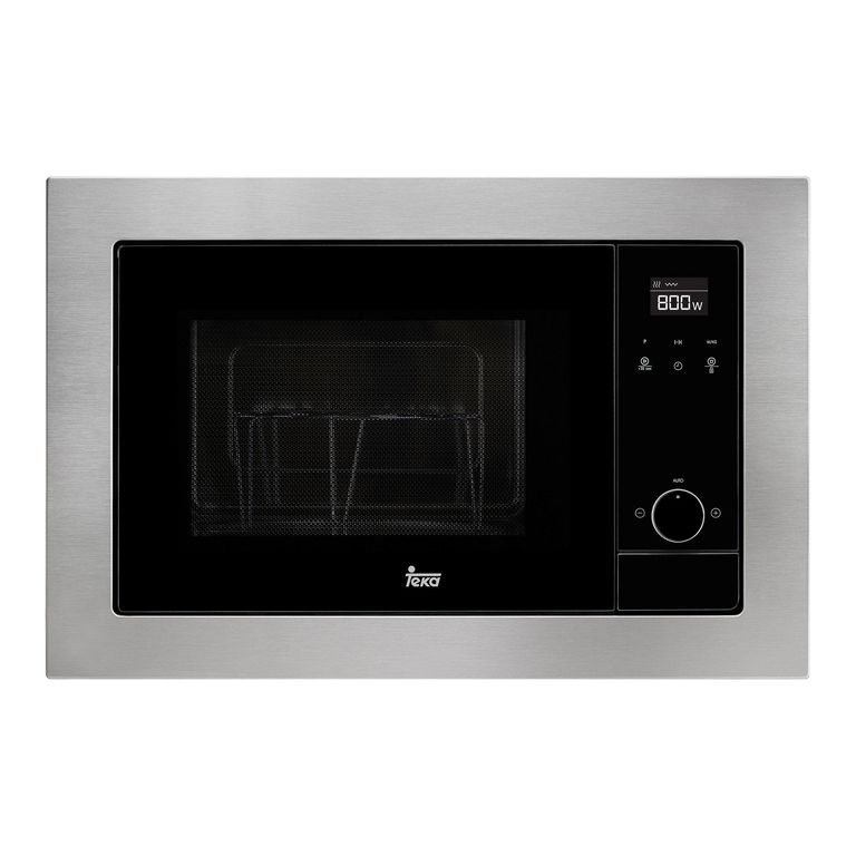 Microondas eléctrico empotrable 20 litros negro/inox