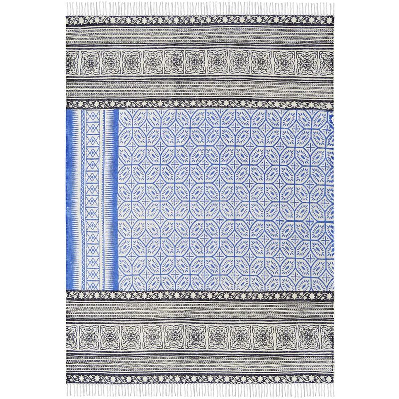 IDETEX - Alfombra Kelim 133x180 cm Algodón Multicolor