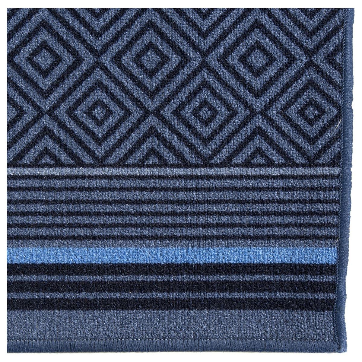 IDETEX - Alfombra Jura 67x180 cm Nylon Azul