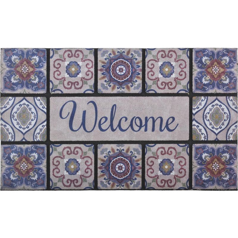 JUST HOME COLLECTION - Limpiapiés Mosaicos 45x75 cm Multicolor