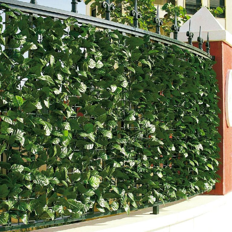 Jardín vertical artificial malla Sauce 1x3 m