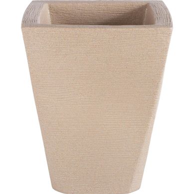 Macetero Grafiato trapecio de plstico 43x34 cm arena