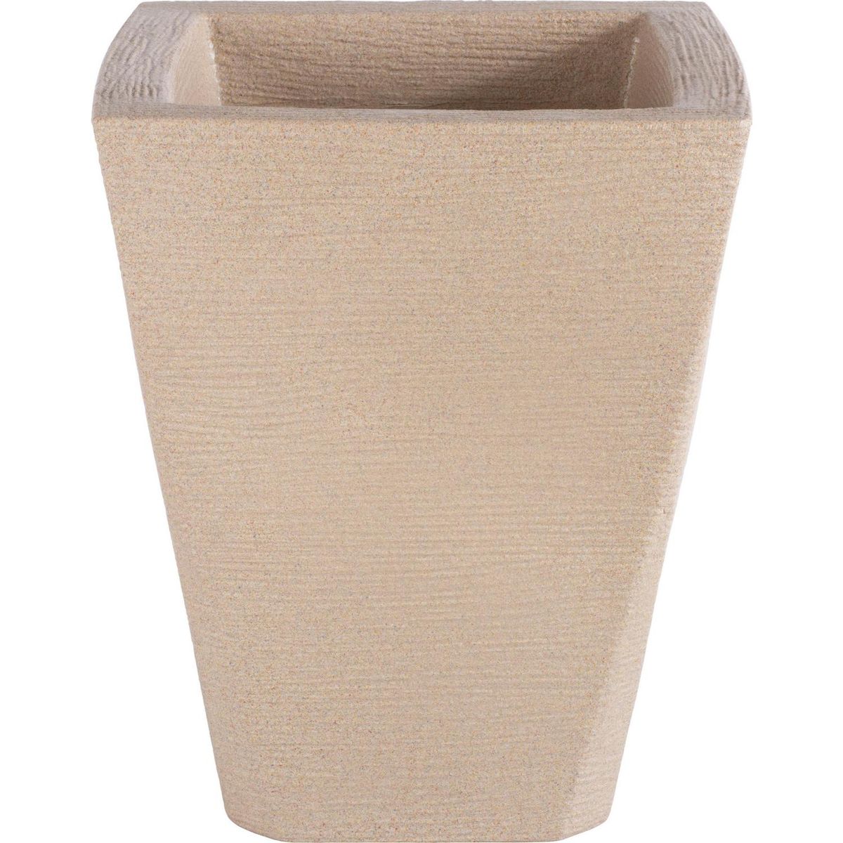 JUST HOME COLLECTION - Macetero Grafiato de Plástico 34x43 cm Arena