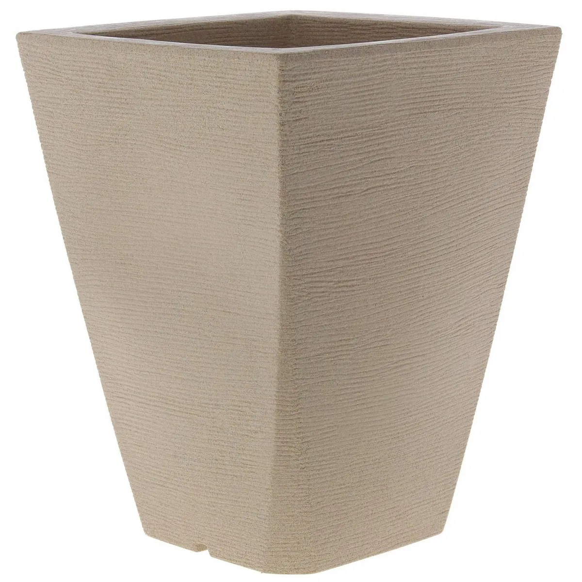 JUST HOME COLLECTION - Macetero Grafiato de Plástico 37x50 cm Arena