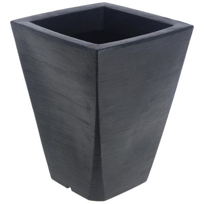 Imagen 2 del producto Macetero Grafiato de Plástico 37x50 cm Negro
