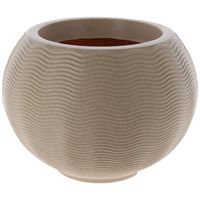 Macetero Ondulado de Plástico 38x26 cm Arena