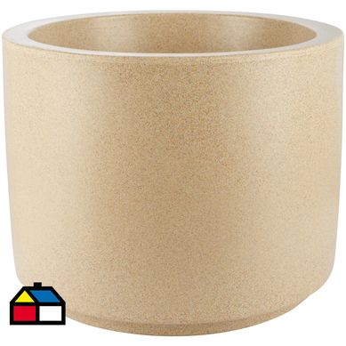 Macetero Classic cilndrico de plstico 32x40,5 cm arena