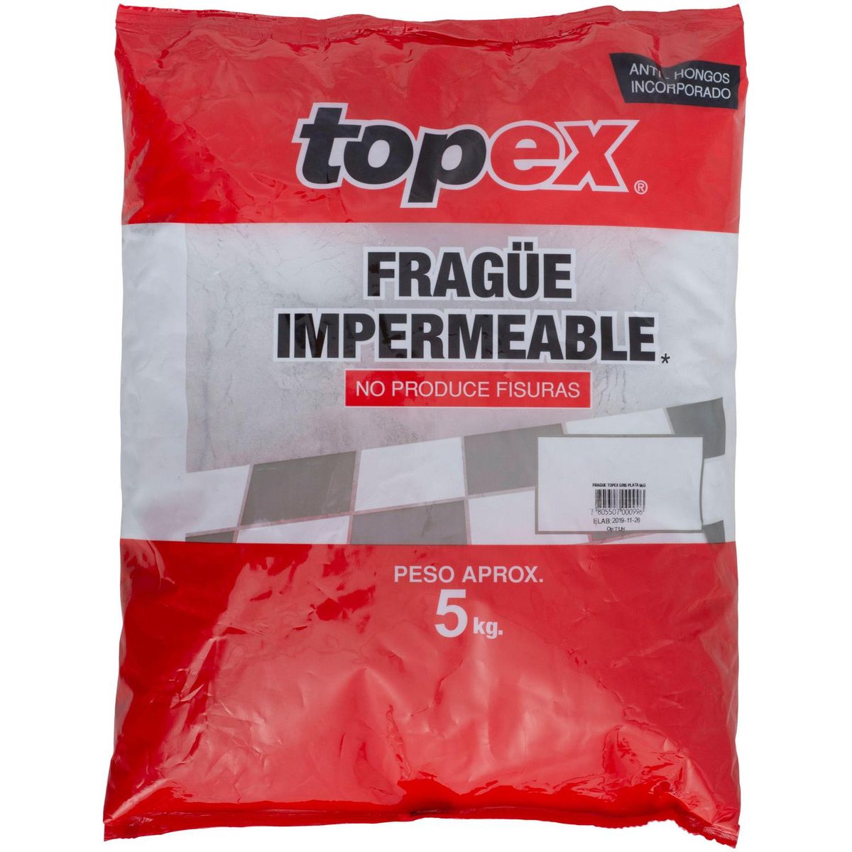TOPEX - Fragüe Gris Plata 5 kg