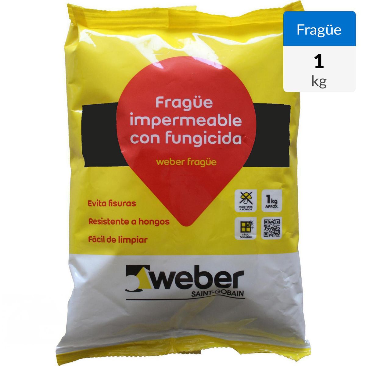 WEBER - Fragüe Negro 1 kg