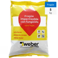 WEBER - Fragüe Gris plata 5 kg