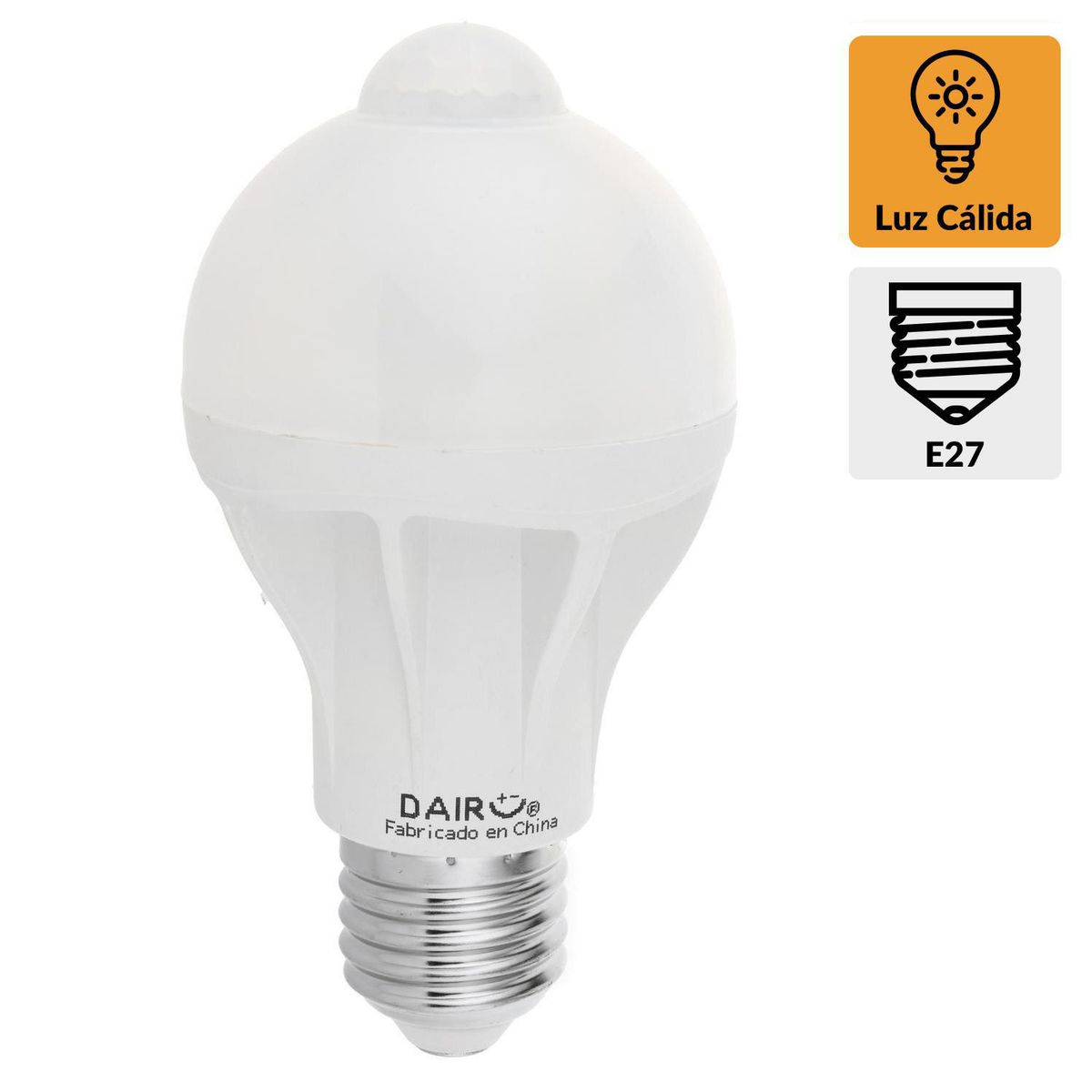 DAIRU -  9 W E27 806 lm Luz Cálida