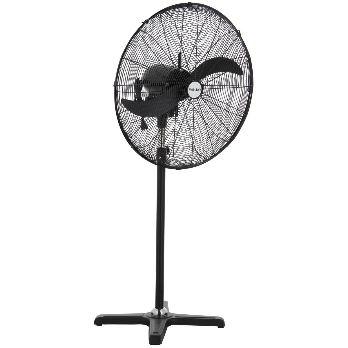 WURDEN - Ventilador de pedestal industrial 26" negro