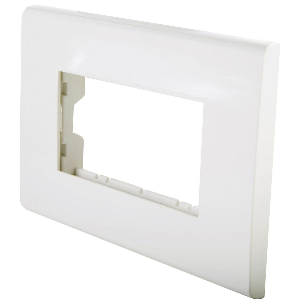 HALUX - Placa 3 posiciones con soporte blanco Clio