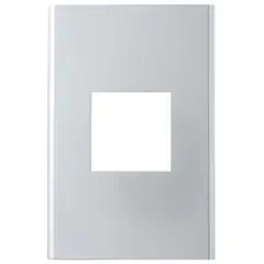 HALUX - Placa 1.5 posiciones con soporte plateado Clio
