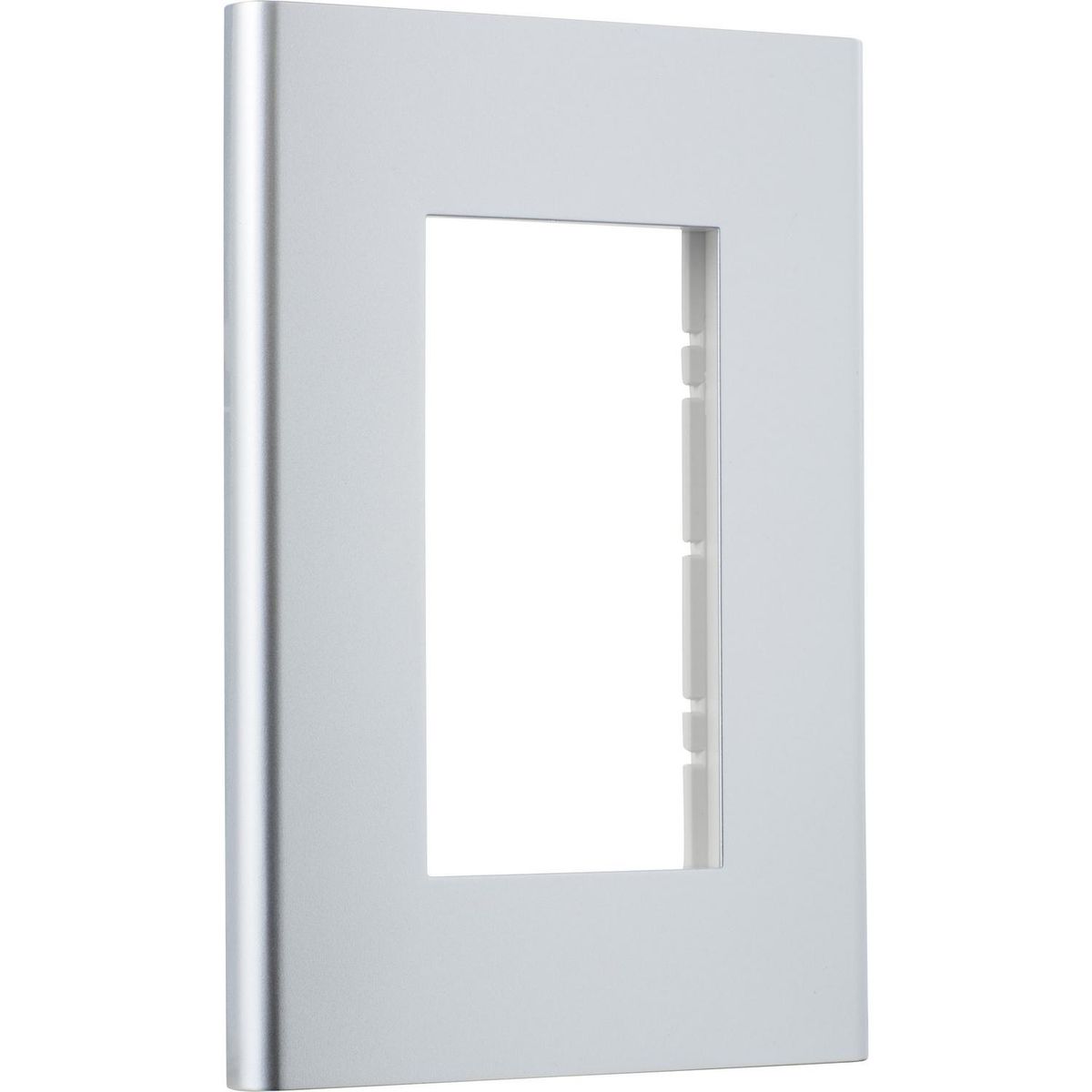 HALUX - Placa 3 posiciones con soporte plateado Clio