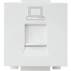 HALUX - Módulo toma telefónica RJ45 10 A blanco