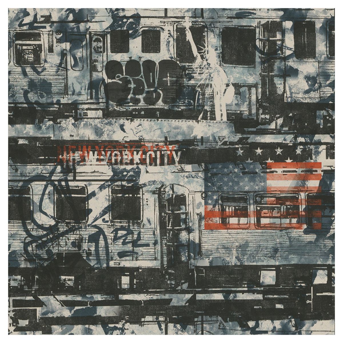 RASCH - Papel Mural Kids Teens 291308 5 m2