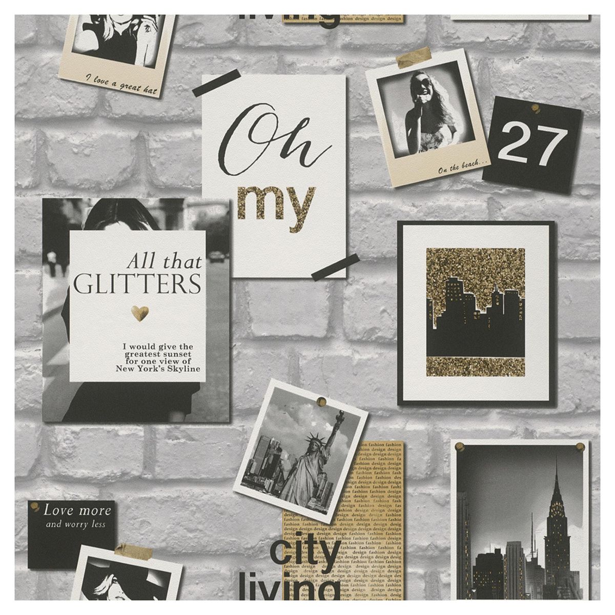 RASCH - Papel Mural Kids Teens 291605 5 m2