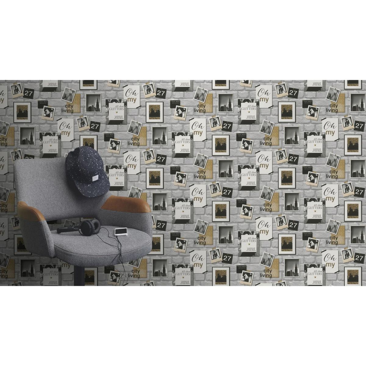 RASCH - Papel Mural Kids Teens 291605 5 m2