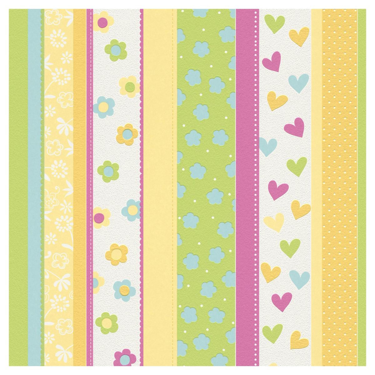 RASCH - Papel Mural Kids Teens 459302 5 m2