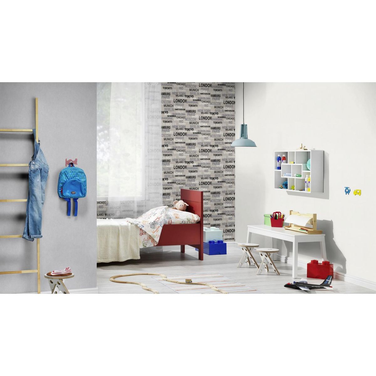 RASCH - Papel Mural Kids Teens 766721 5 m2