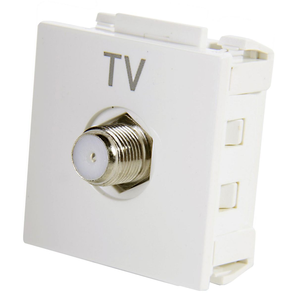 HALUX - Módulo toma coaxial para TV 10 A blanco
