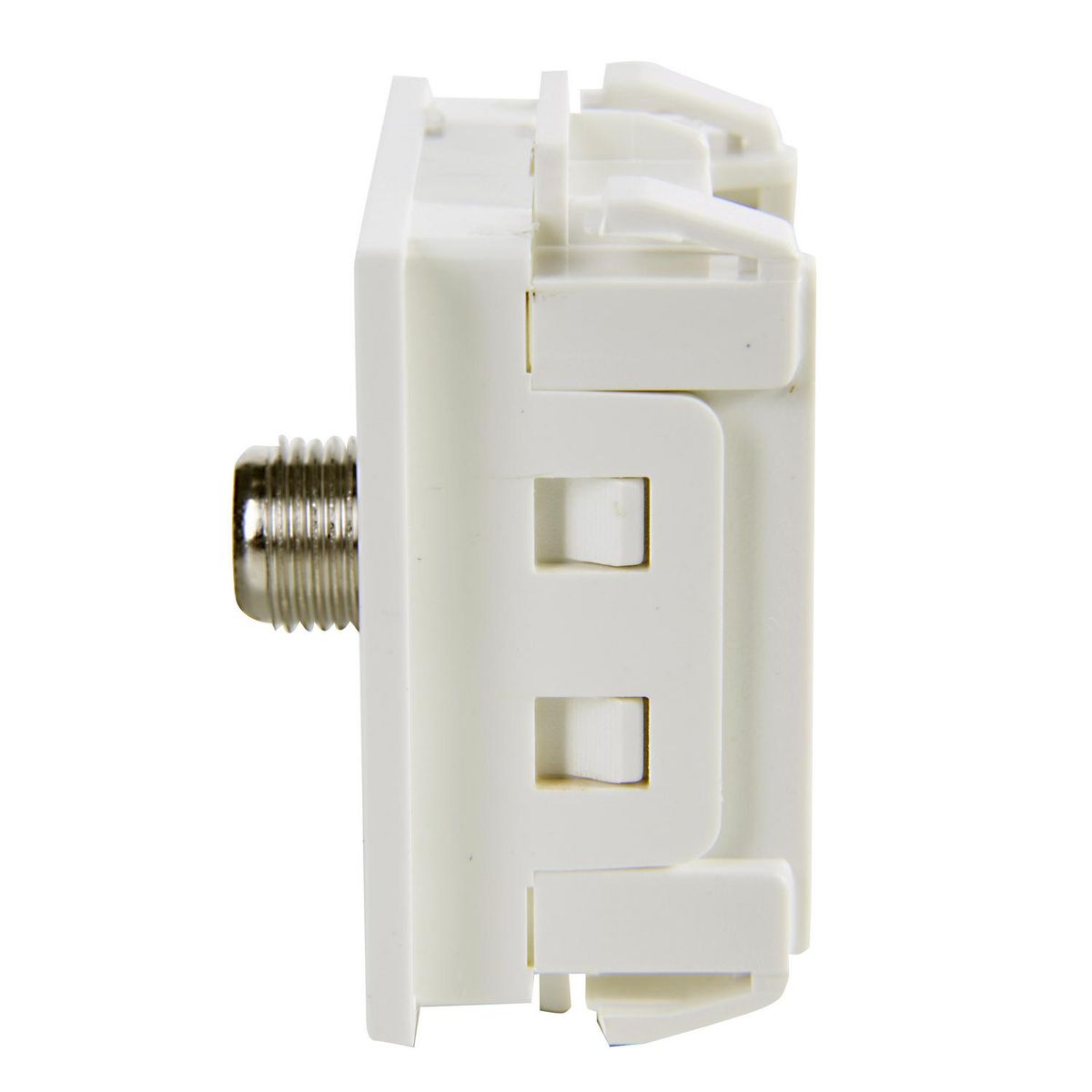 HALUX - Módulo toma coaxial para TV 10 A blanco