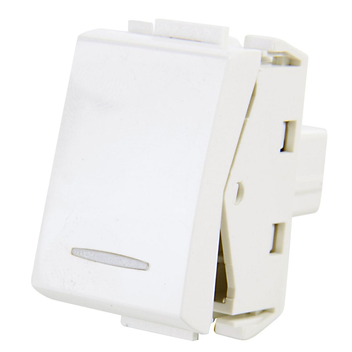 HALUX - Módulo interruptor 10 A blanco