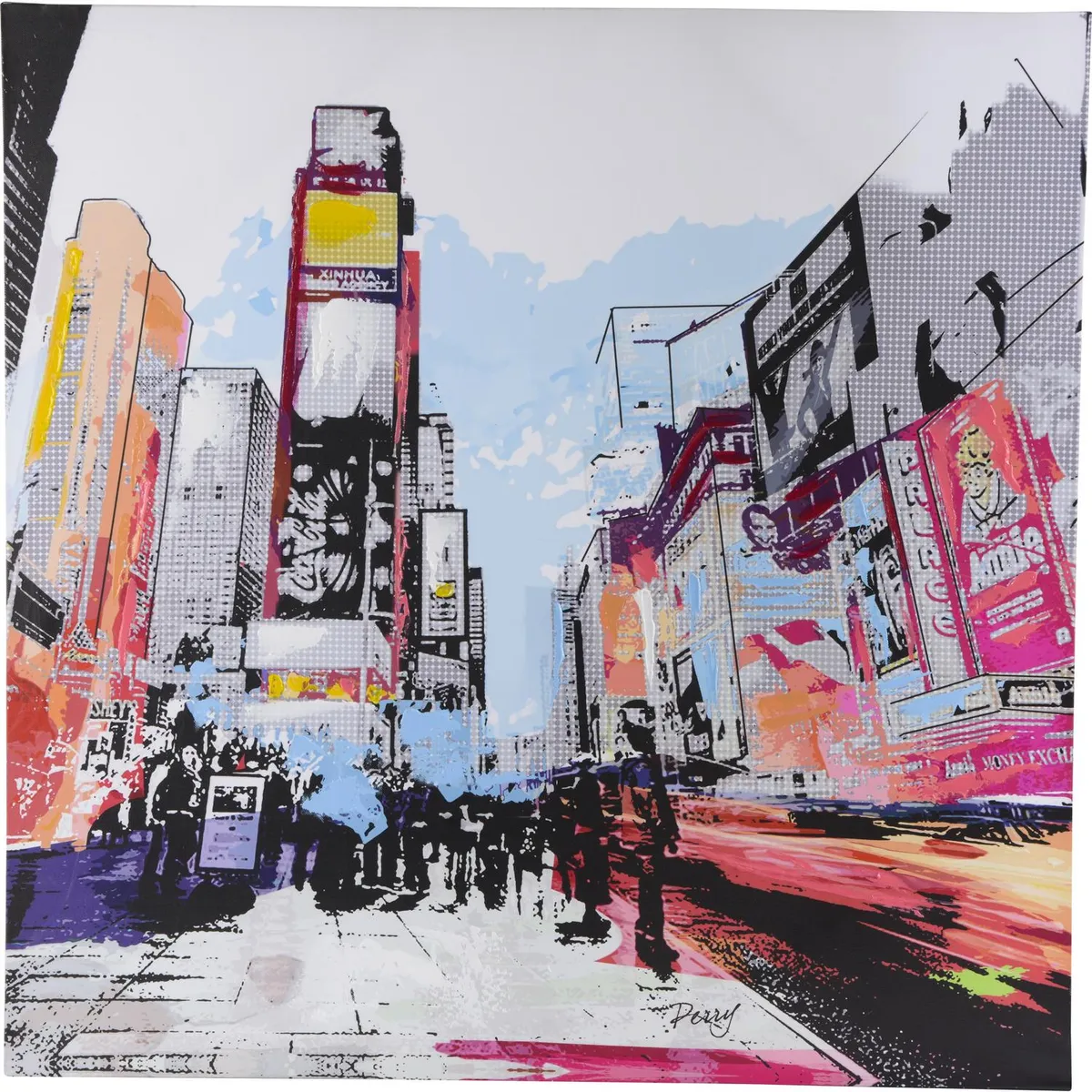 JUST HOME COLLECTION - Canvas Ciudad 80x80 cm