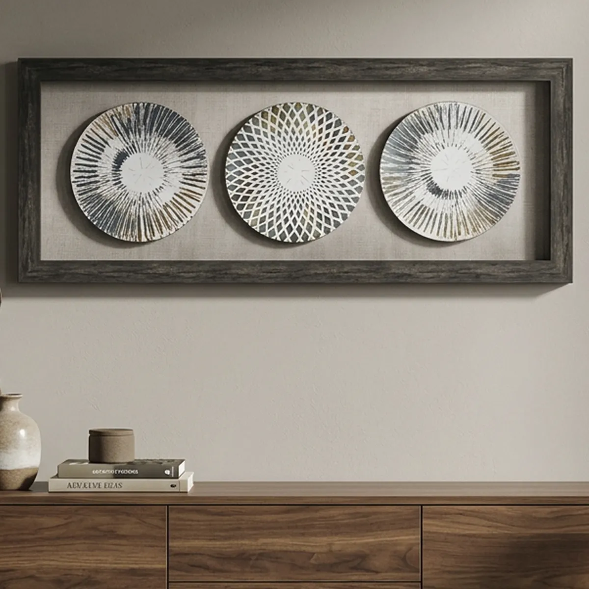JUST HOME COLLECTION - Cuadro Azulejos 110x40 cm