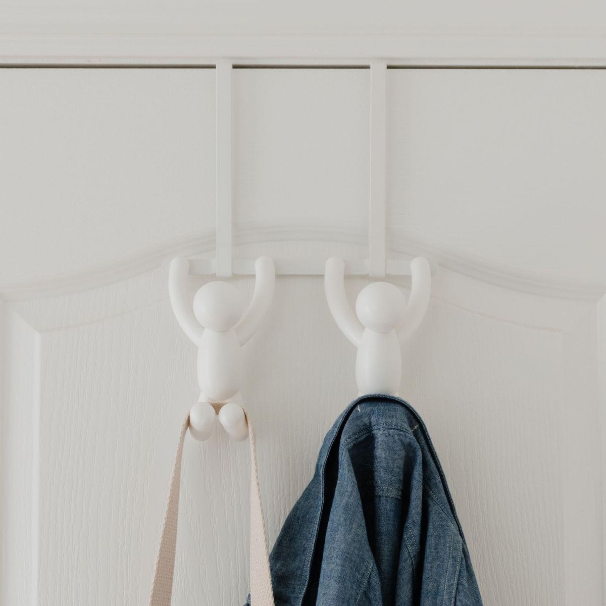 UMBRA - Perchero Metal Blanco