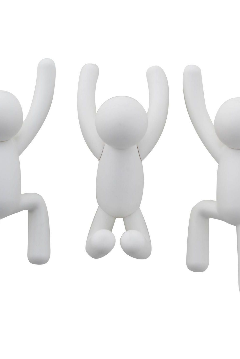UMBRA - Set de 3 Ganchos Buddy Plástico Blanco