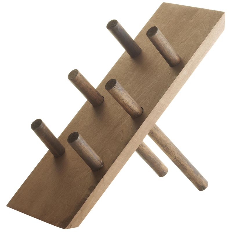 DECOLIMITE - Rack para vinos 3 botellas nogal
