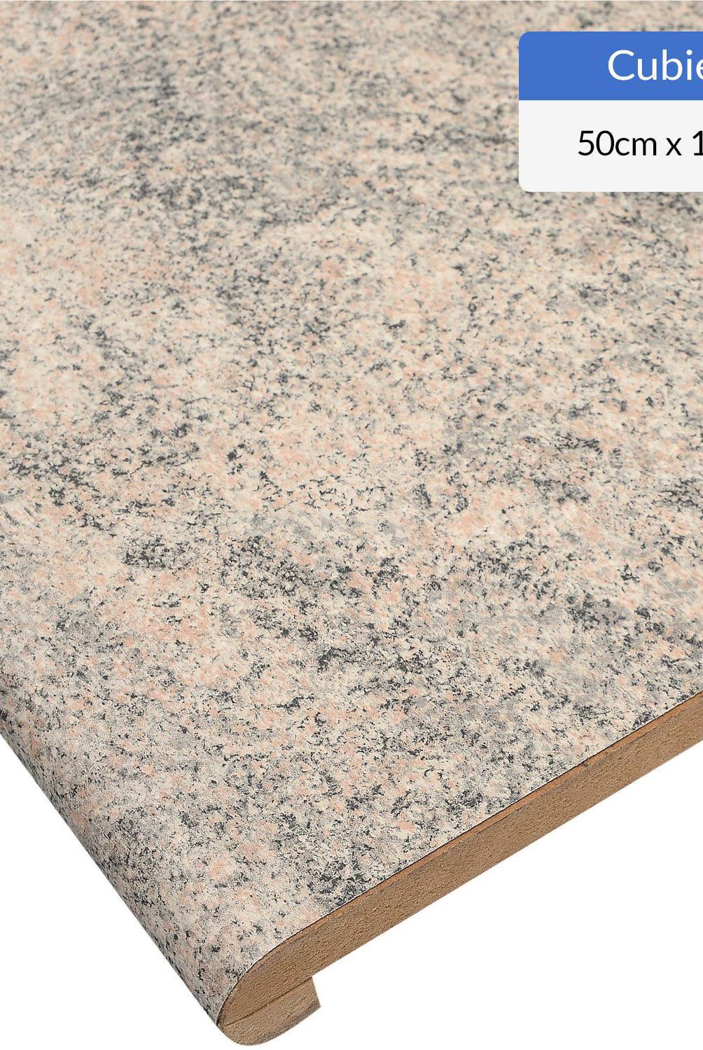 FILHER - Cubierta para Mesón de Cocina 122x50 cm de Melamina Gris
