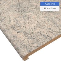 Cubierta para Mesón de Cocina 122x50 cm de Melamina Gris