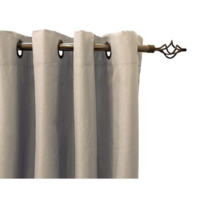 Cortina Mlaga Blackout 140x225 cm Crudo